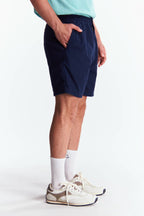 Short Bermuda Lino Azul marino