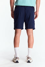 Short Bermuda Lino Azul marino