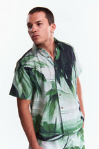 Camisa Manga corta Diseño Playa