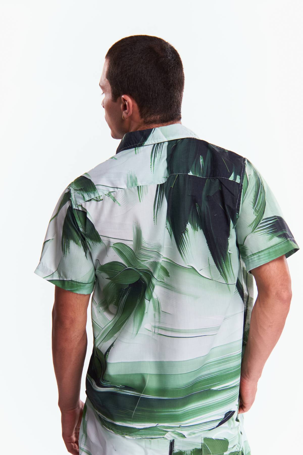 Camisa Manga corta Diseño Playa