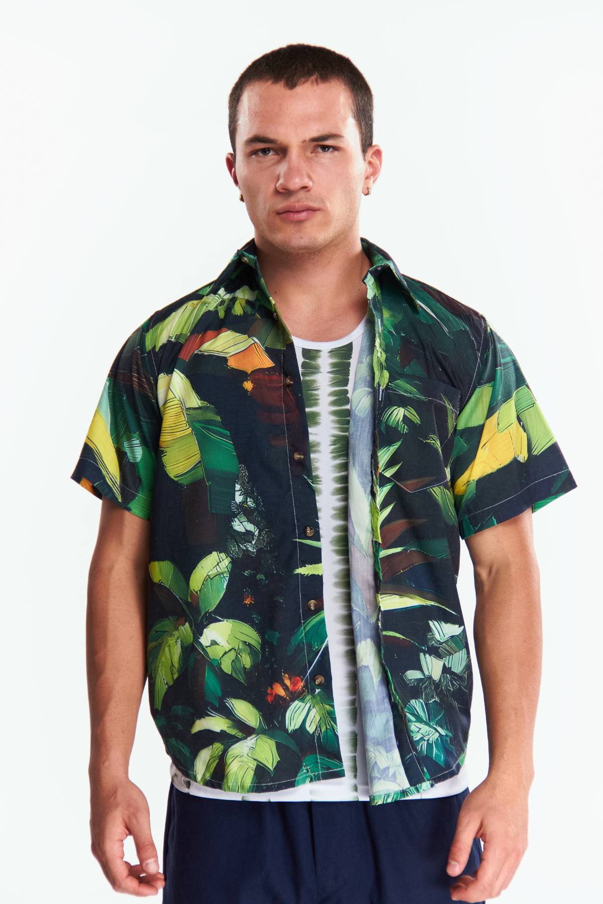 Camisa Manga corta Diseño Selva