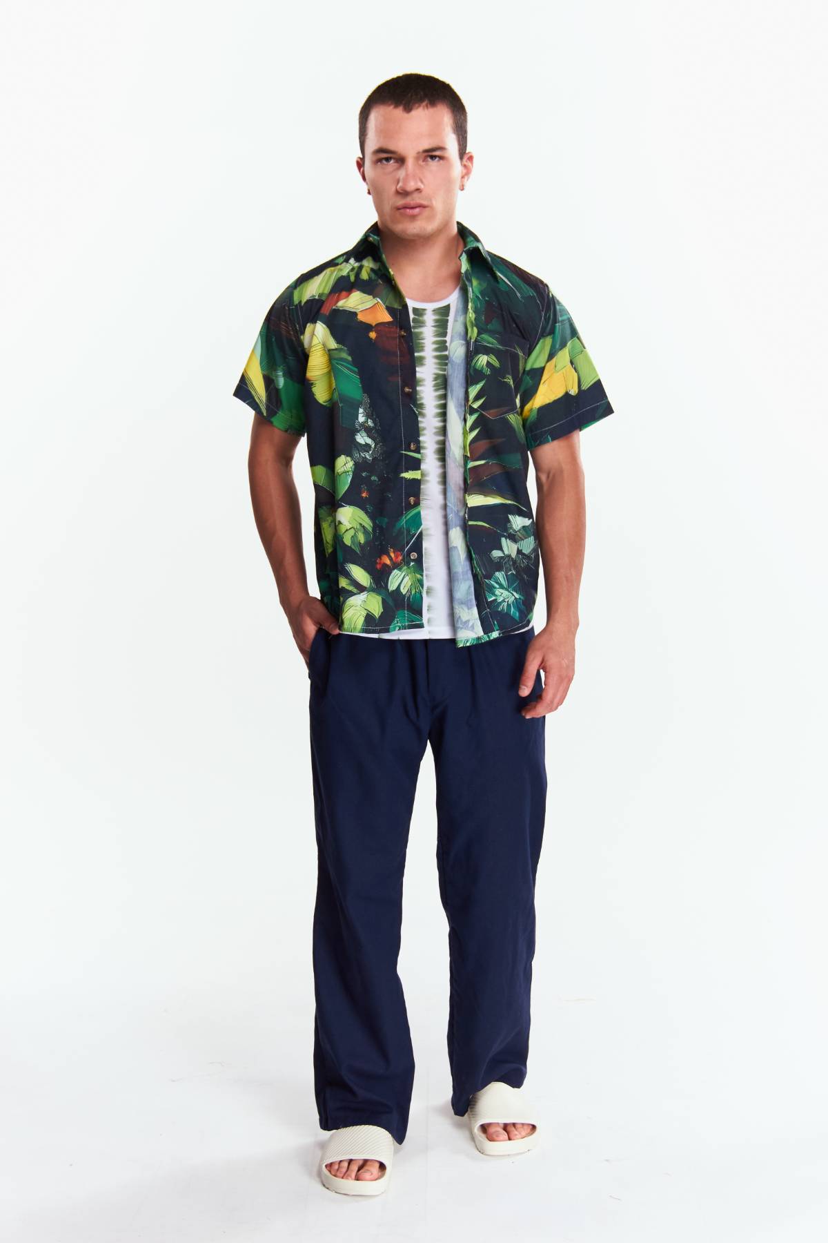 Camisa Manga corta Diseño Selva