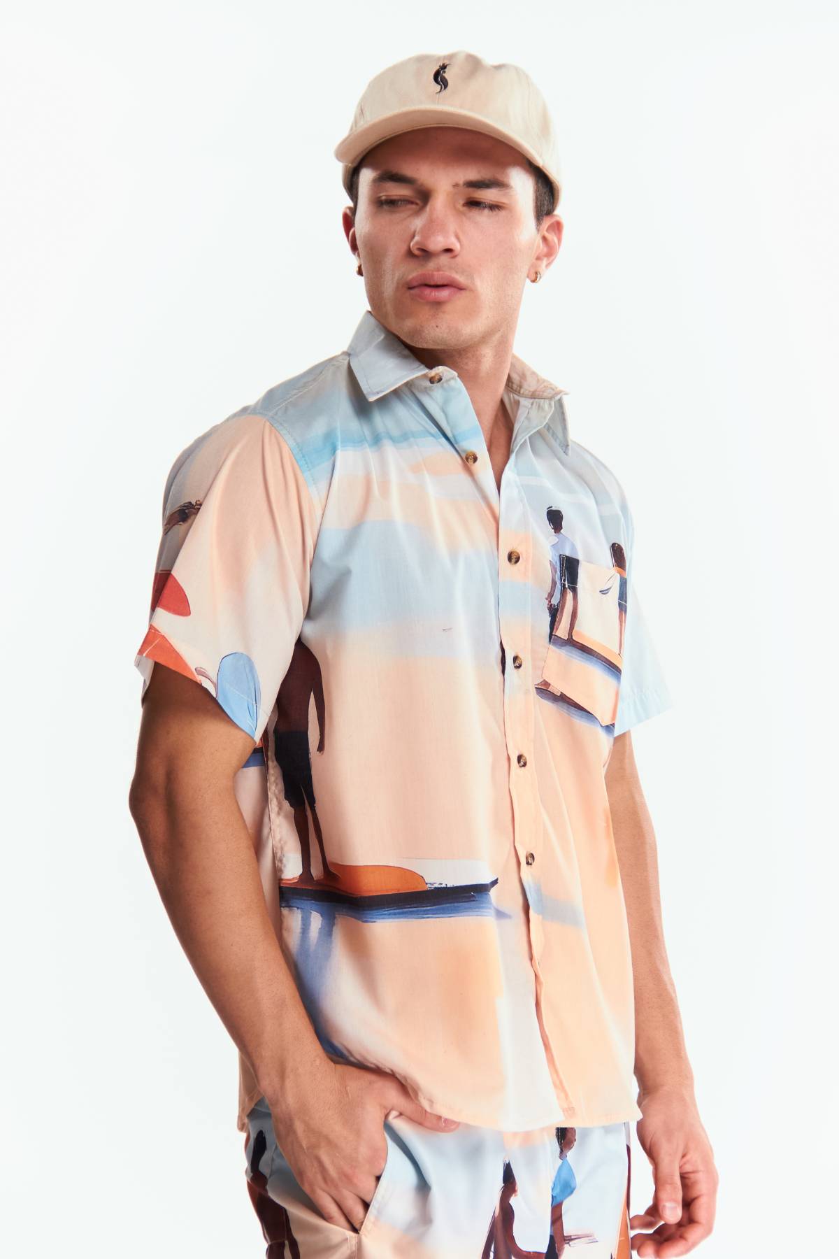 Camisa Manga corta Diseño Surf