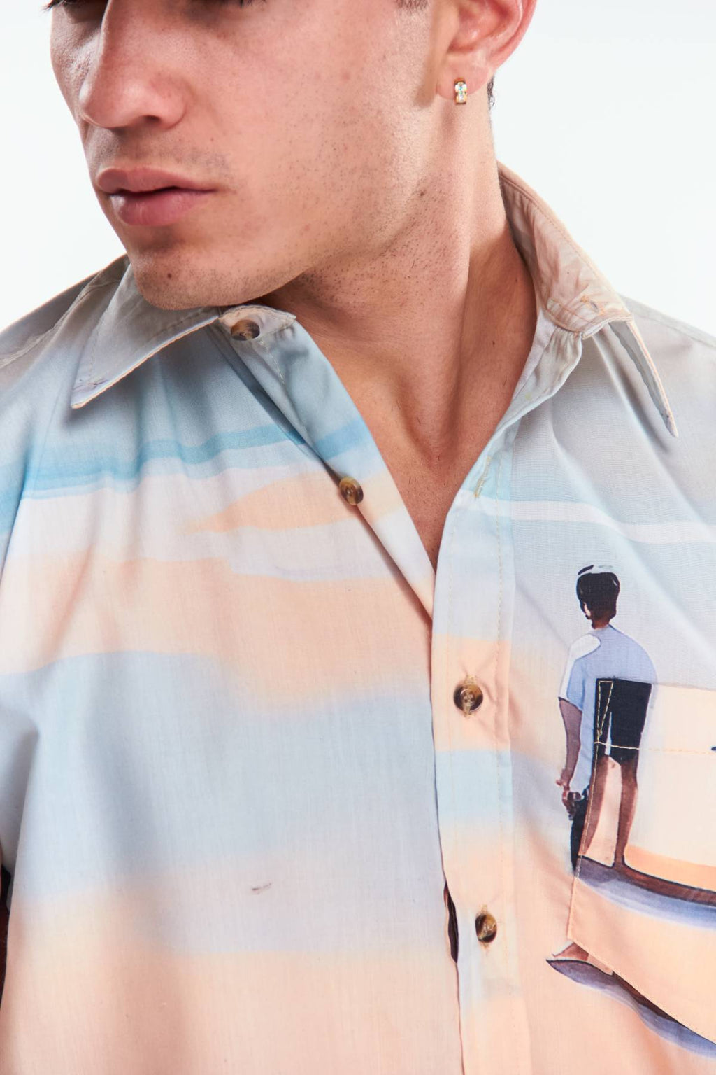 Camisa Manga corta Diseño Surf