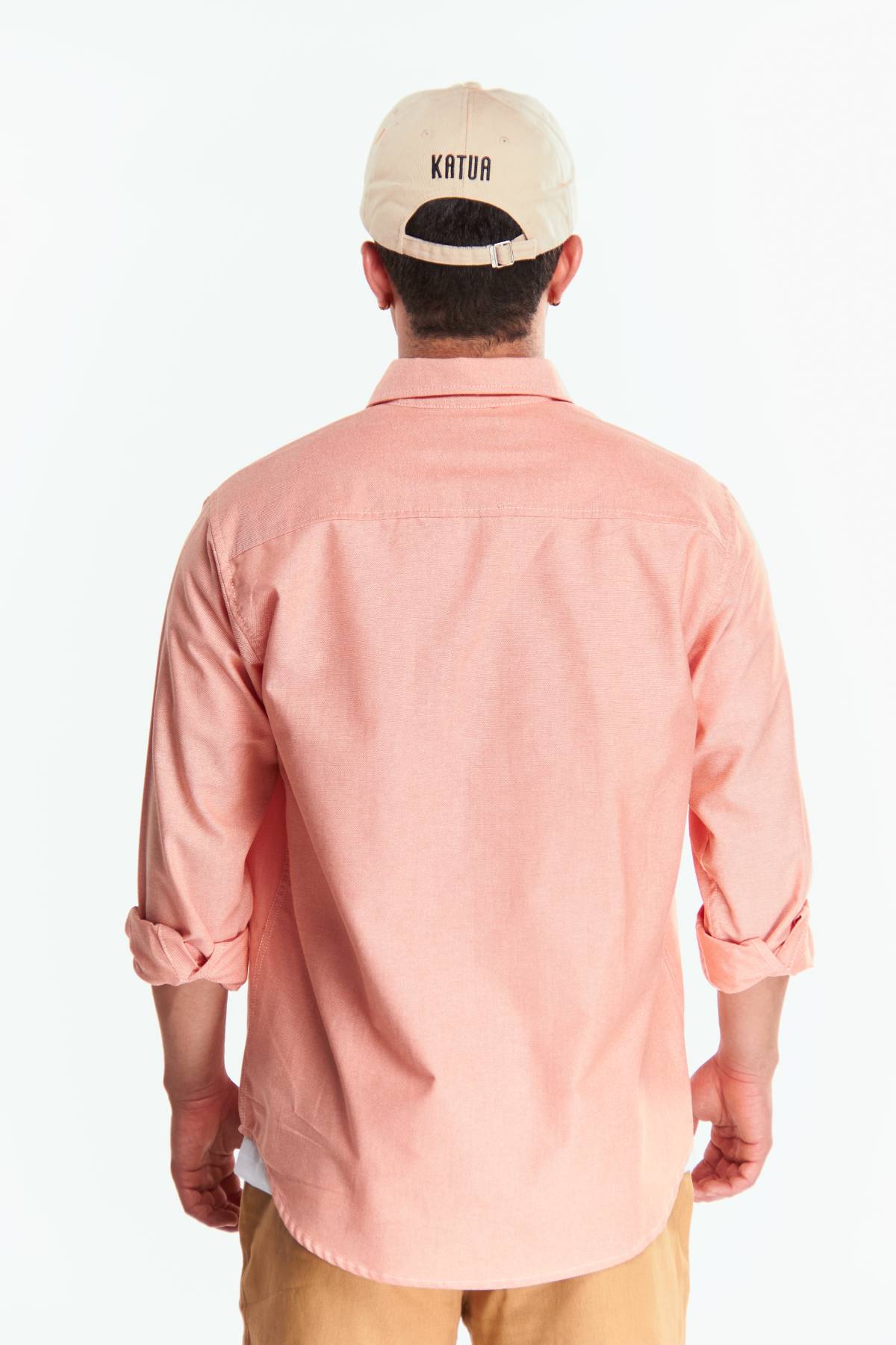 Camisa Manga larga Básica Naranja