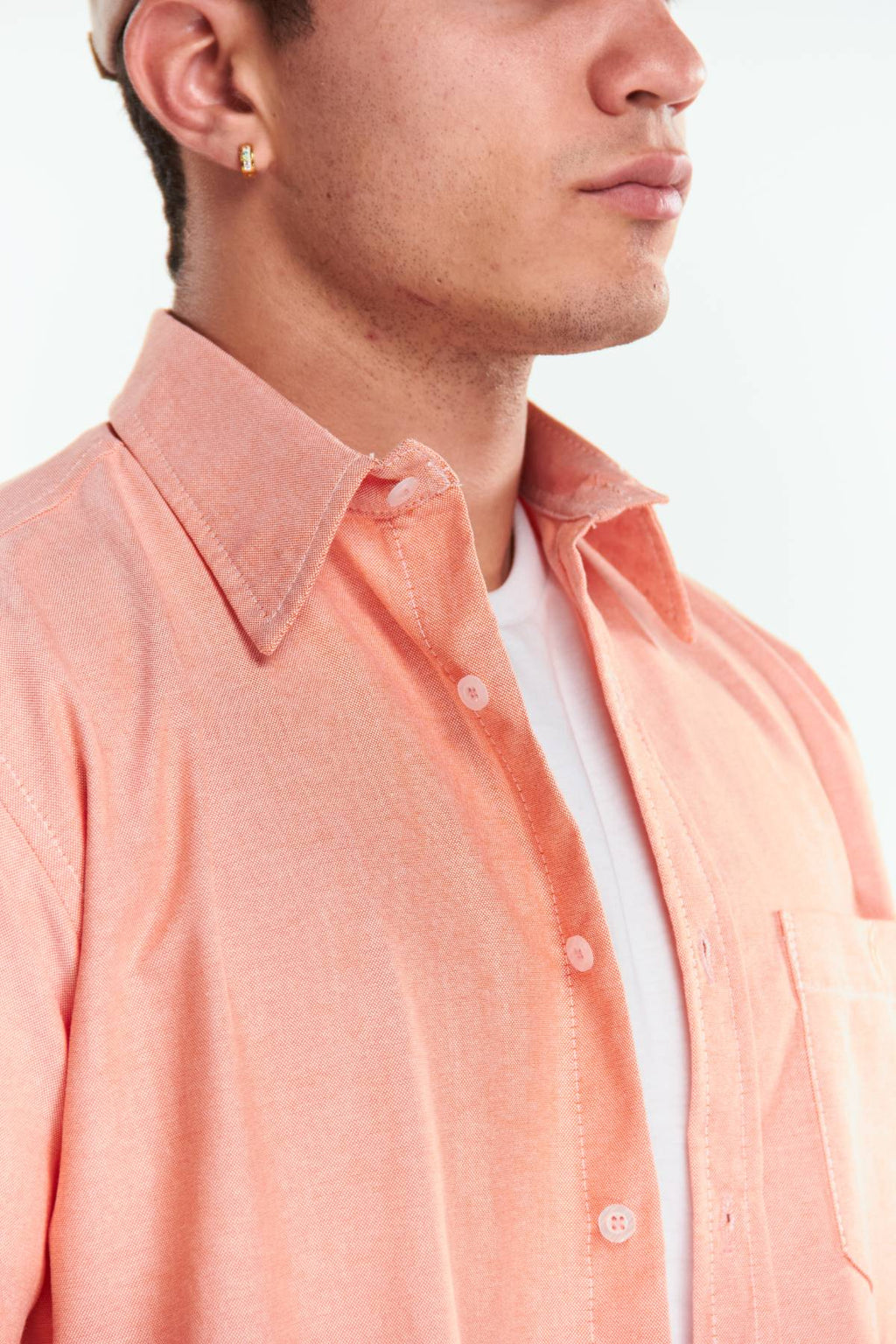 Camisa Manga larga Básica Naranja