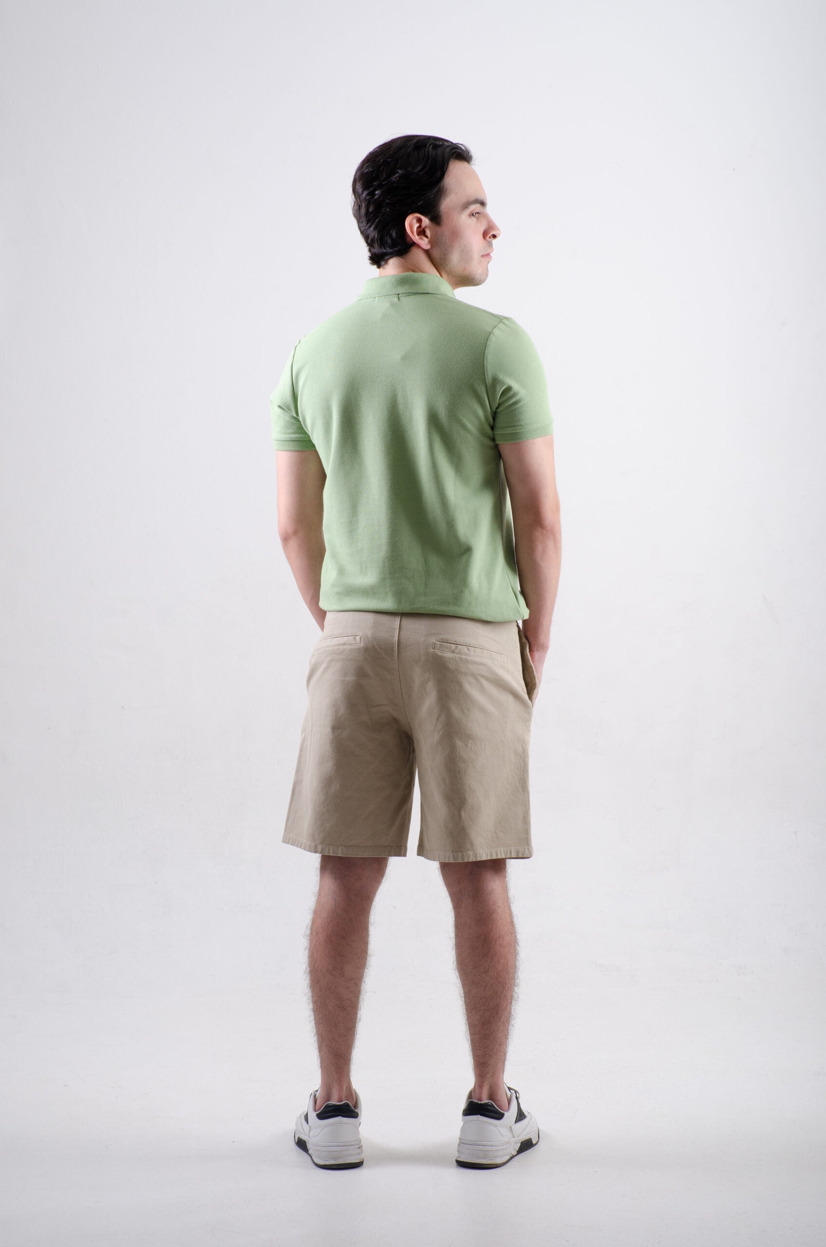 Playera Polo Clasica Manga corta Verde salvia