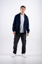 Camisa Pana Manga Larga Azul marino