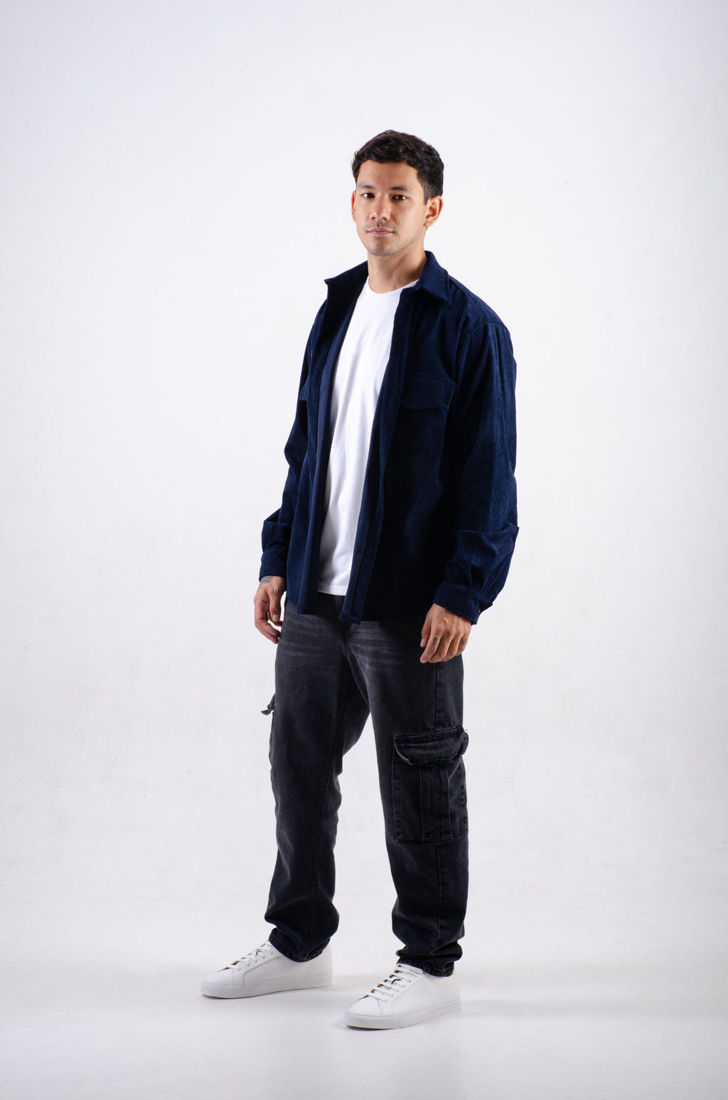 Camisa Pana Manga Larga Azul marino