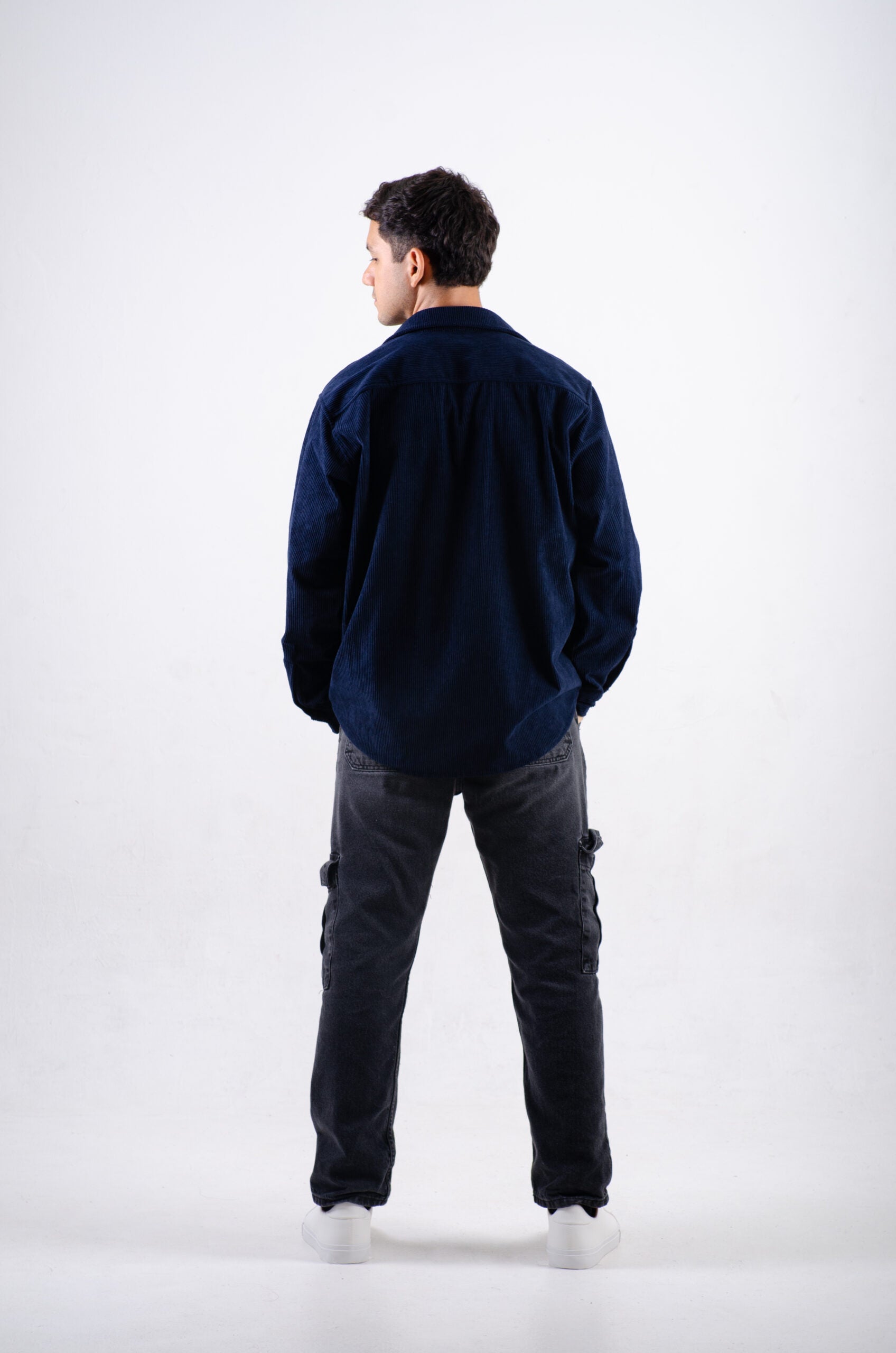 Camisa Pana Manga Larga Azul marino