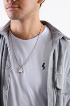 Camisa Pana Manga Larga Gris perla