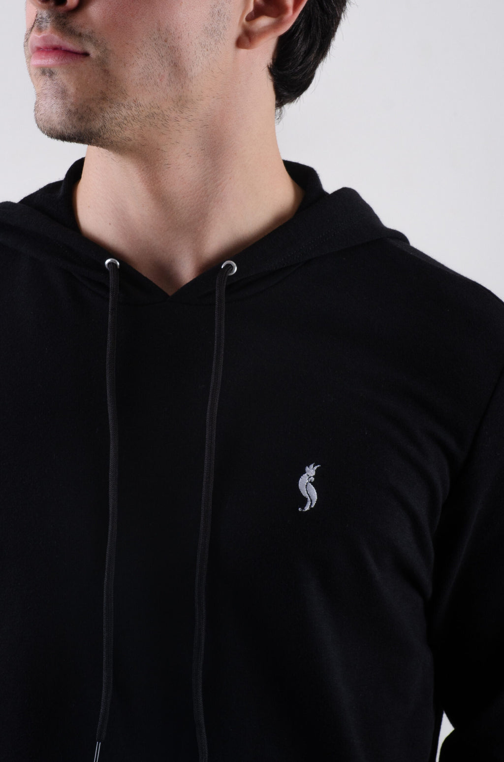 Sudadera/Hoodie con gorro Negra