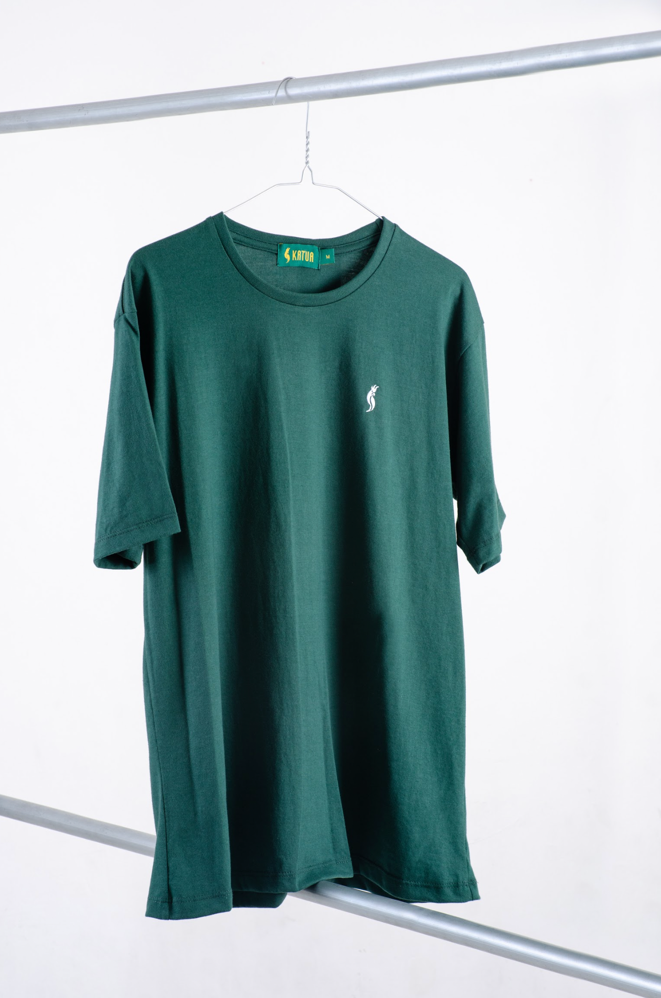 Playera Cuello redondo Básica Verde botella