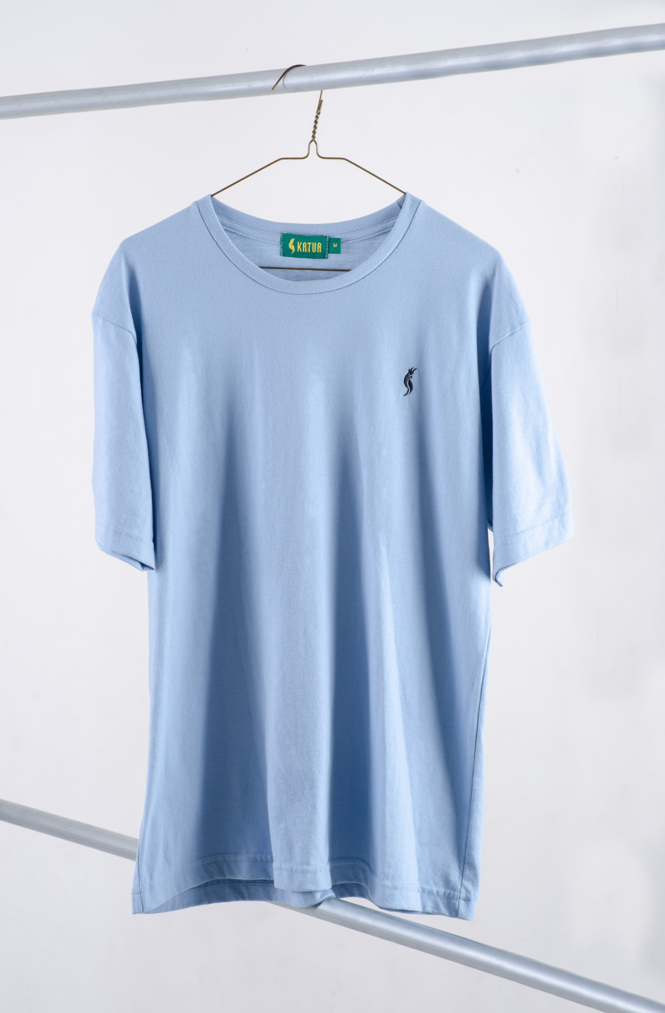 Playera Cuello redondo Básica Azul cielo