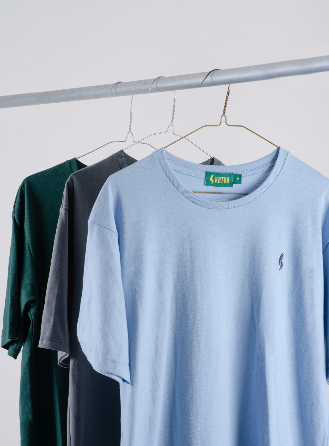 Playera Cuello redondo Básica Azul cielo