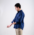 Camisa Manga larga Básica Azul marino