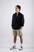 Camisa Manga larga Básica Negro