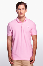Playera Polo Clasica Manga corta Rosa