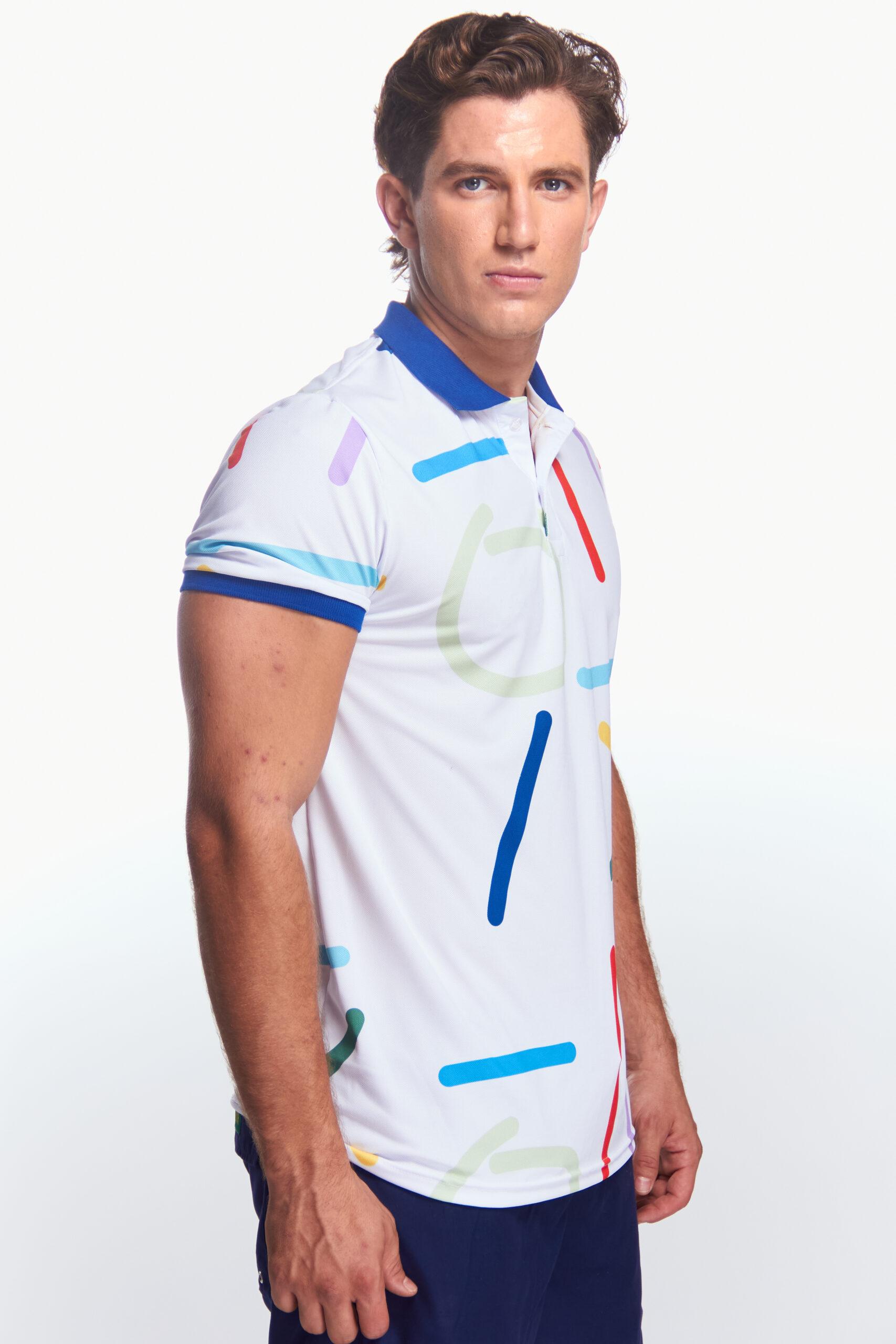 Playera Polo Sublimada Manga corta Colores