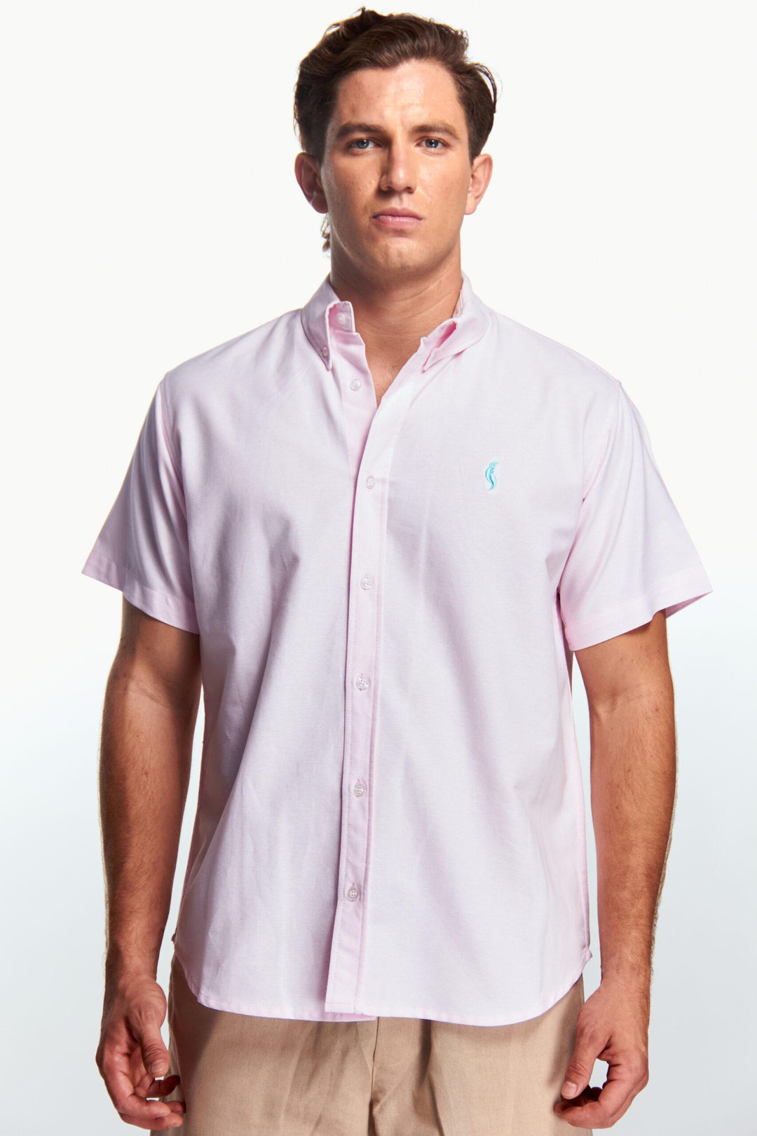 Camisa Básica Manga corta Rosa