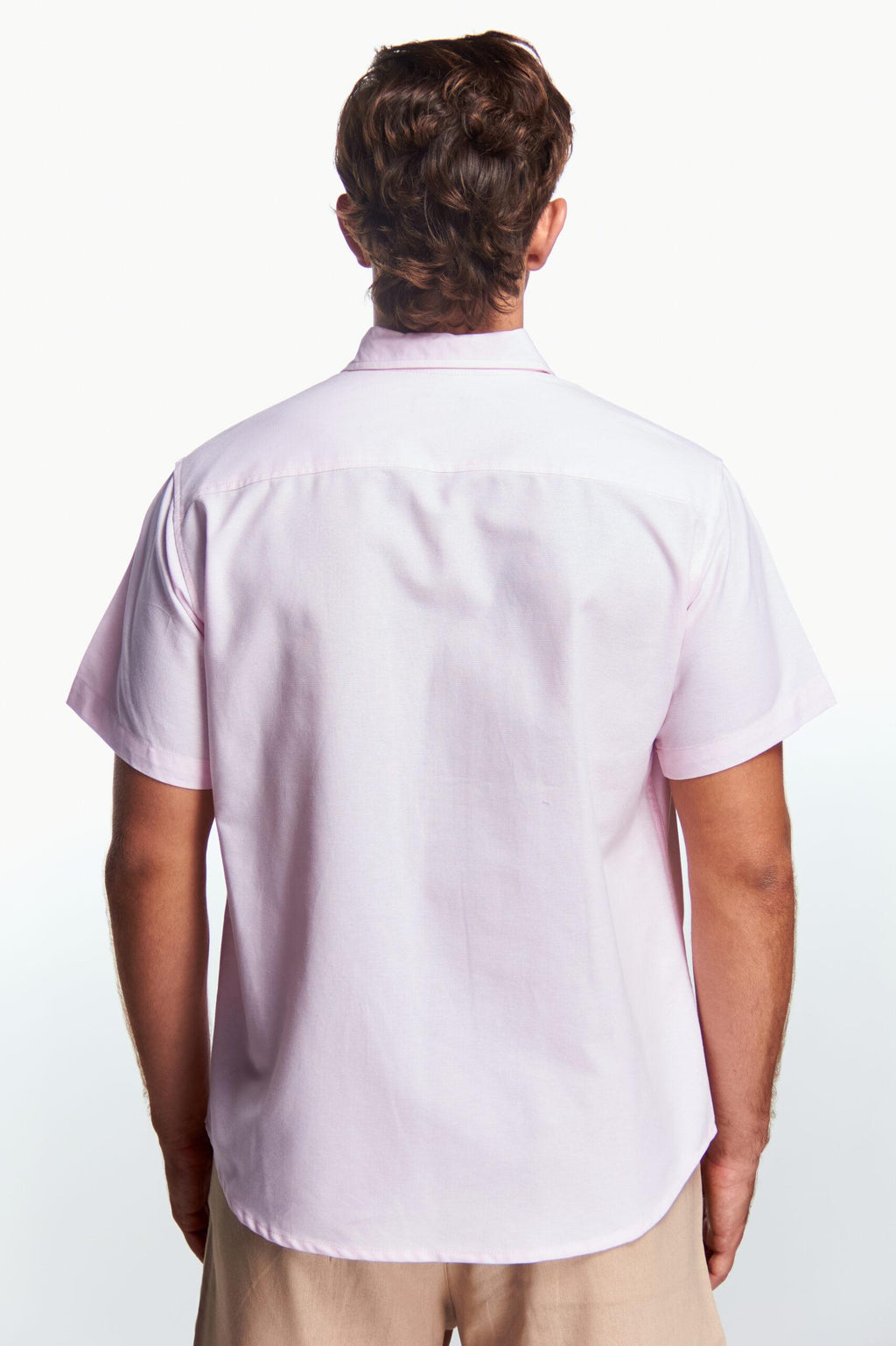 Camisa Básica Manga corta Rosa