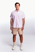 Camisa Básica Manga corta Rosa