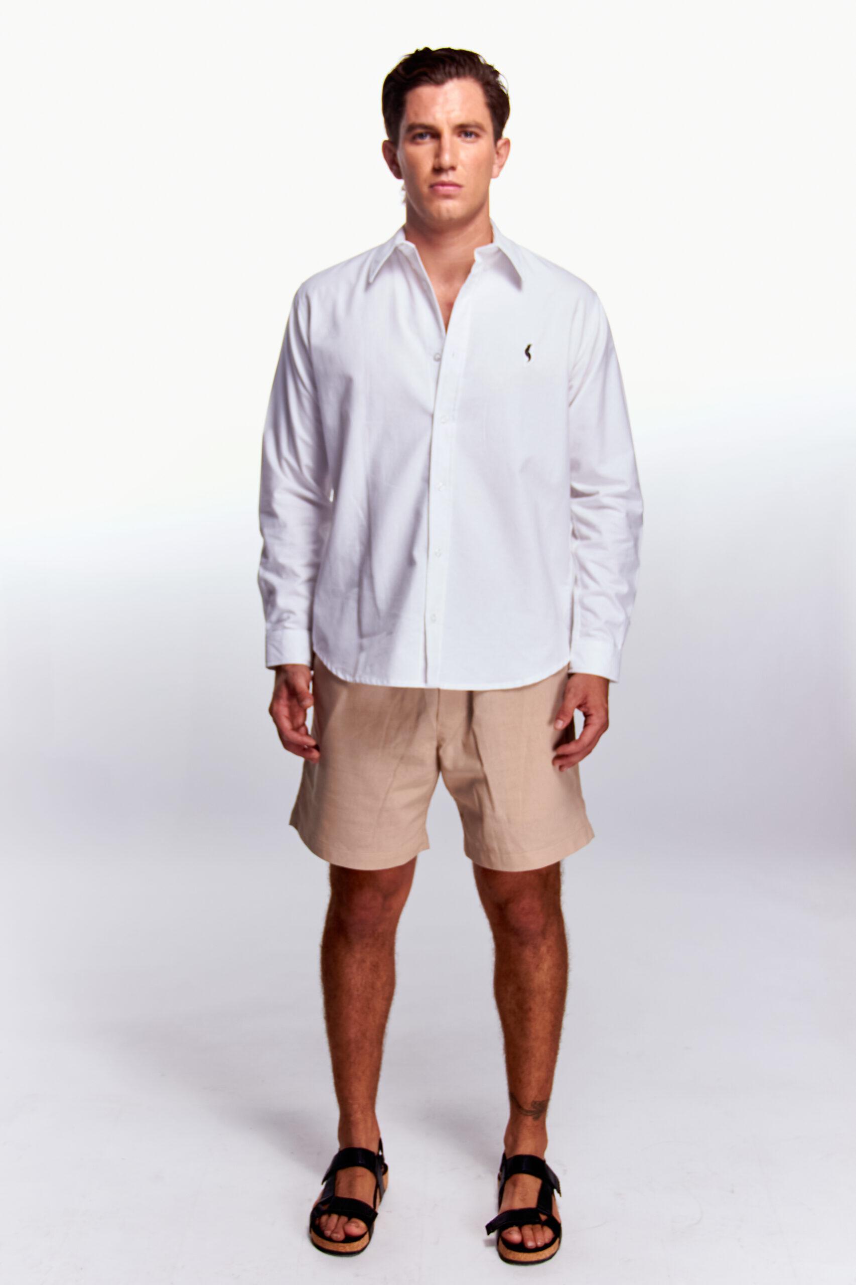 Camisa Manga Larga Básica Blanca