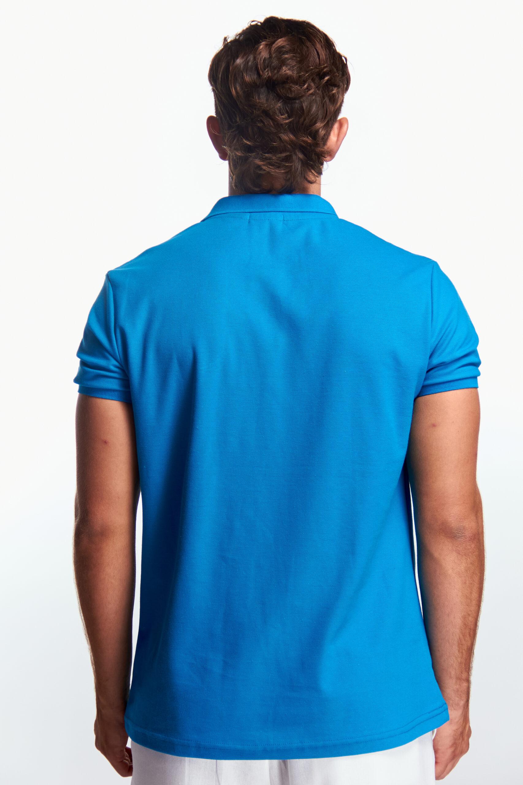 Playera Polo Clasica Manga corta Azul rey