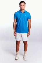 Playera Polo Clasica Manga corta Azul rey