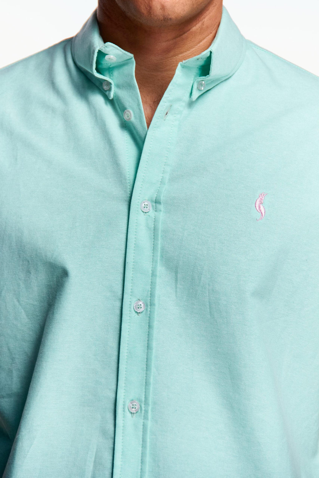 Camisa Básica Manga corta Aqua