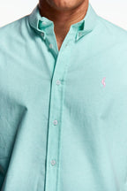 Camisa Básica Manga corta Aqua