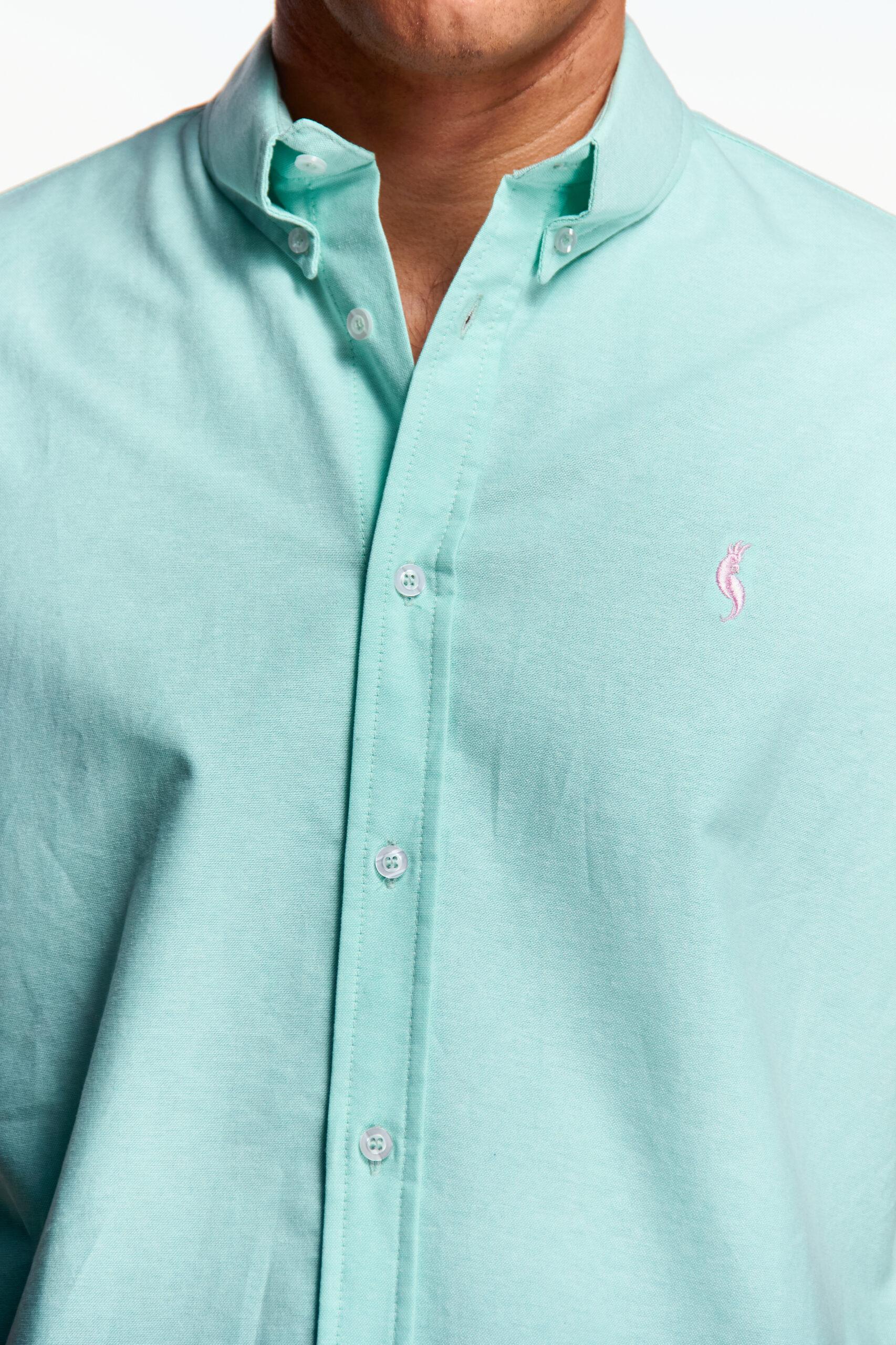 Camisa Básica Manga corta Aqua