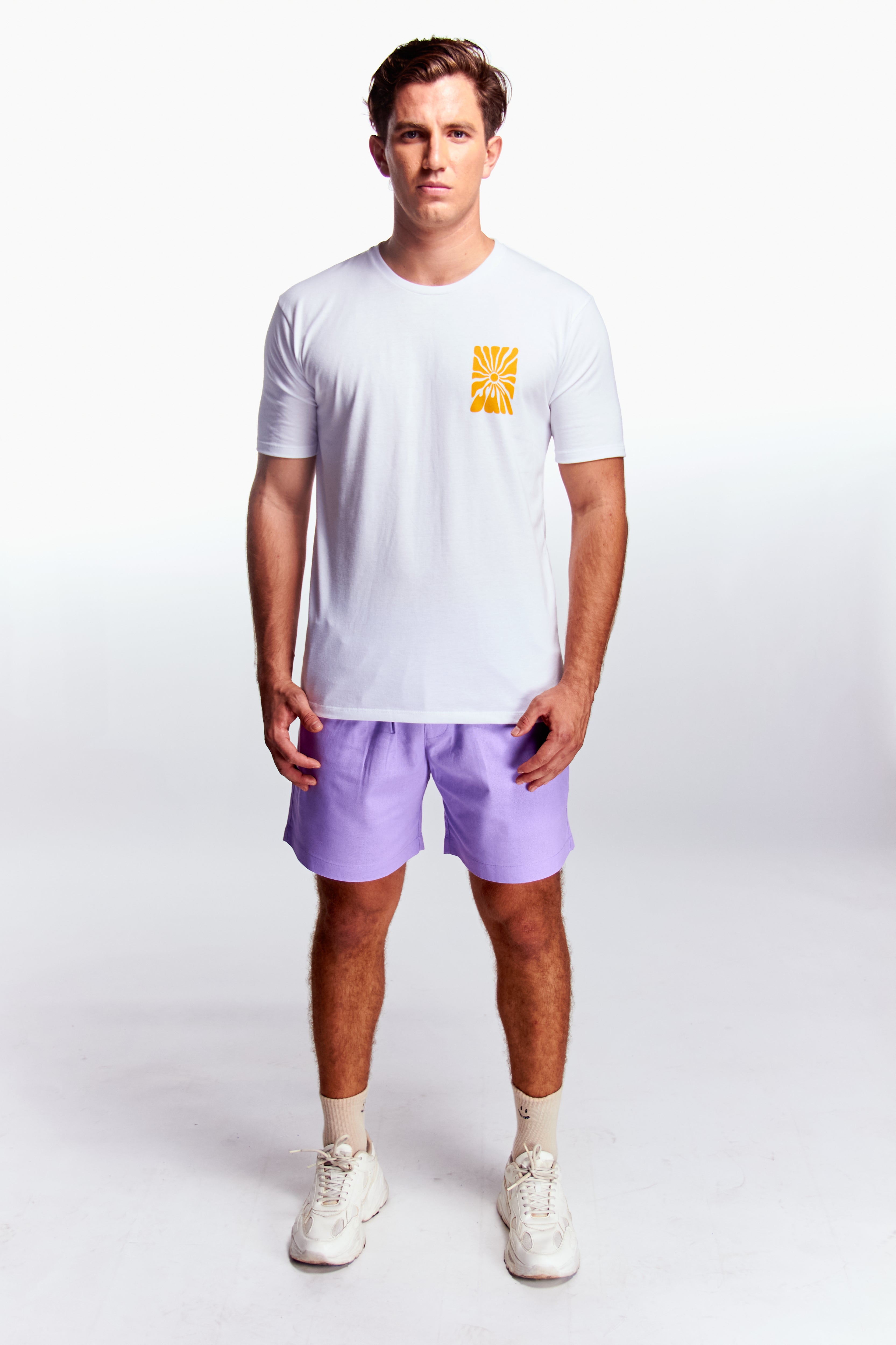 Playera Básica Cuello redondo Serigrafía sol