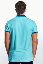 Playera Polo Bunny Manga corta Aqua