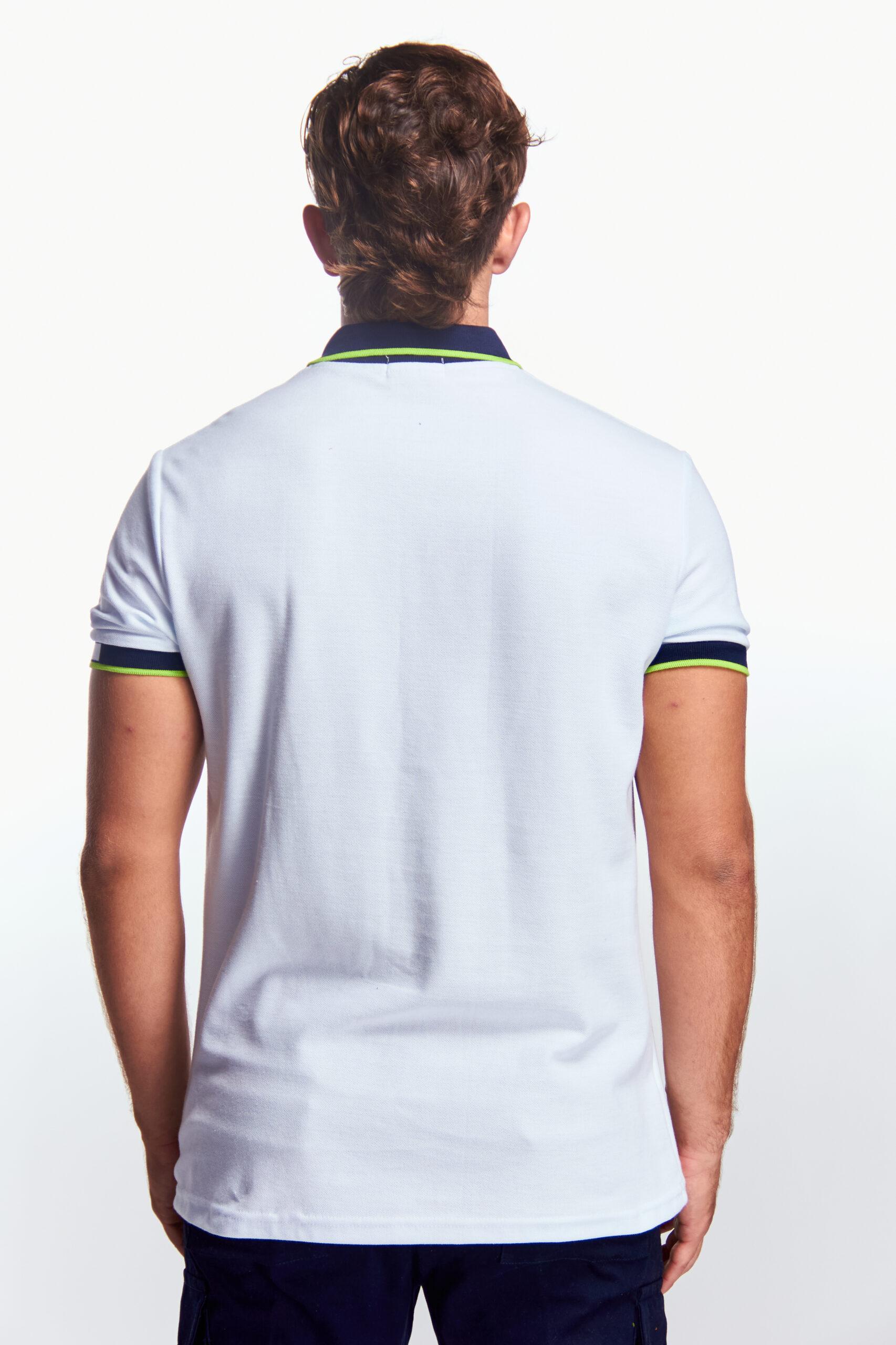 Playera Polo Bunny Manga corta Blanca