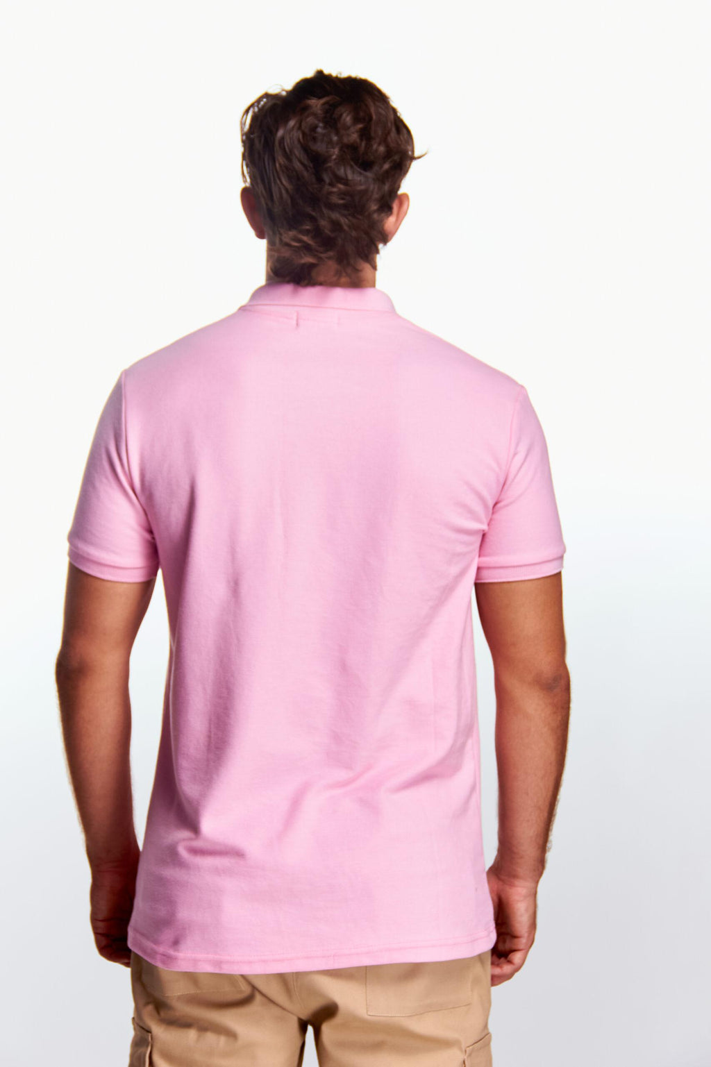 Playera Polo Clasica Manga corta Rosa
