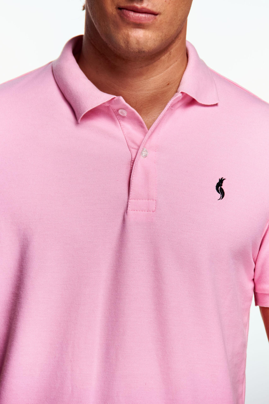 Playera Polo Clasica Manga corta Rosa