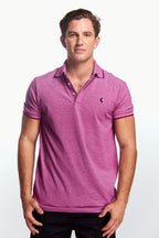 Playera Polo Fit Manga corta Cereza
