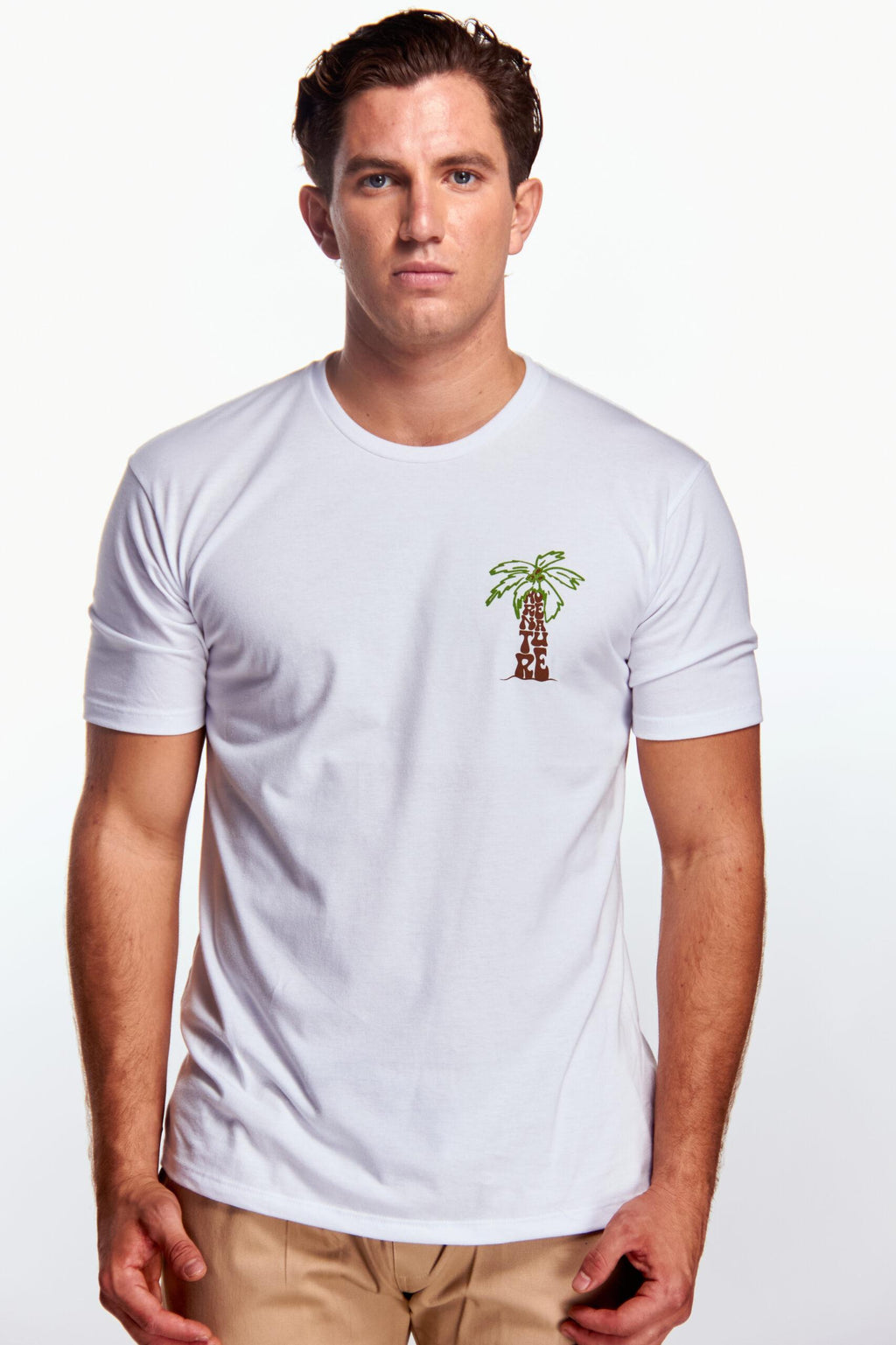 Playera Básica Cuello redondo Serigrafía palma