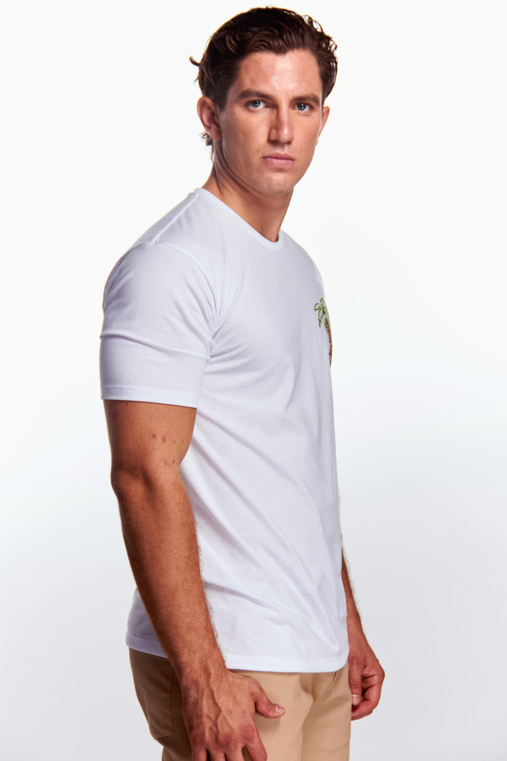 Playera Básica Cuello redondo Serigrafía palma