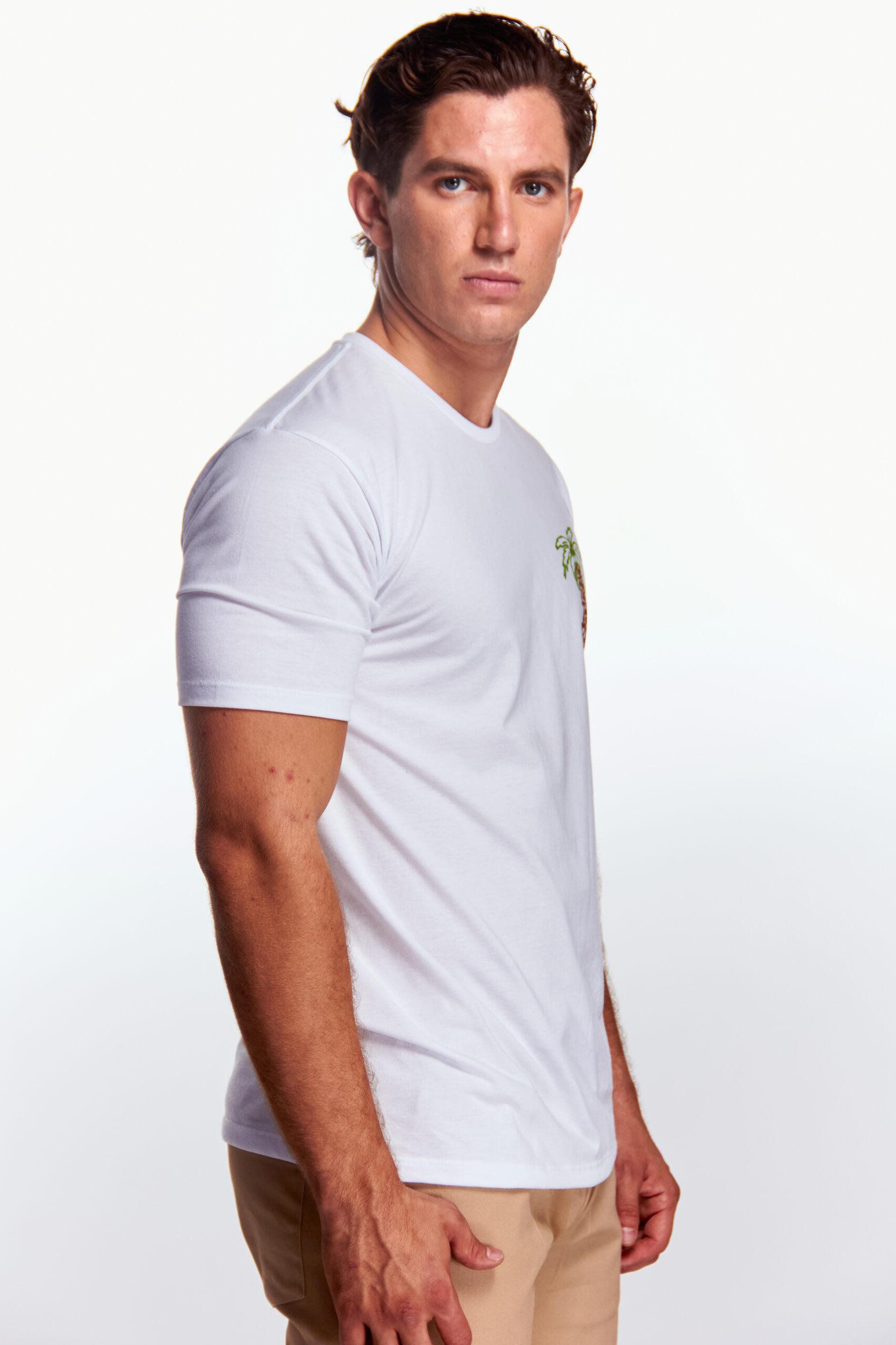 Playera Básica Cuello redondo Serigrafía palma