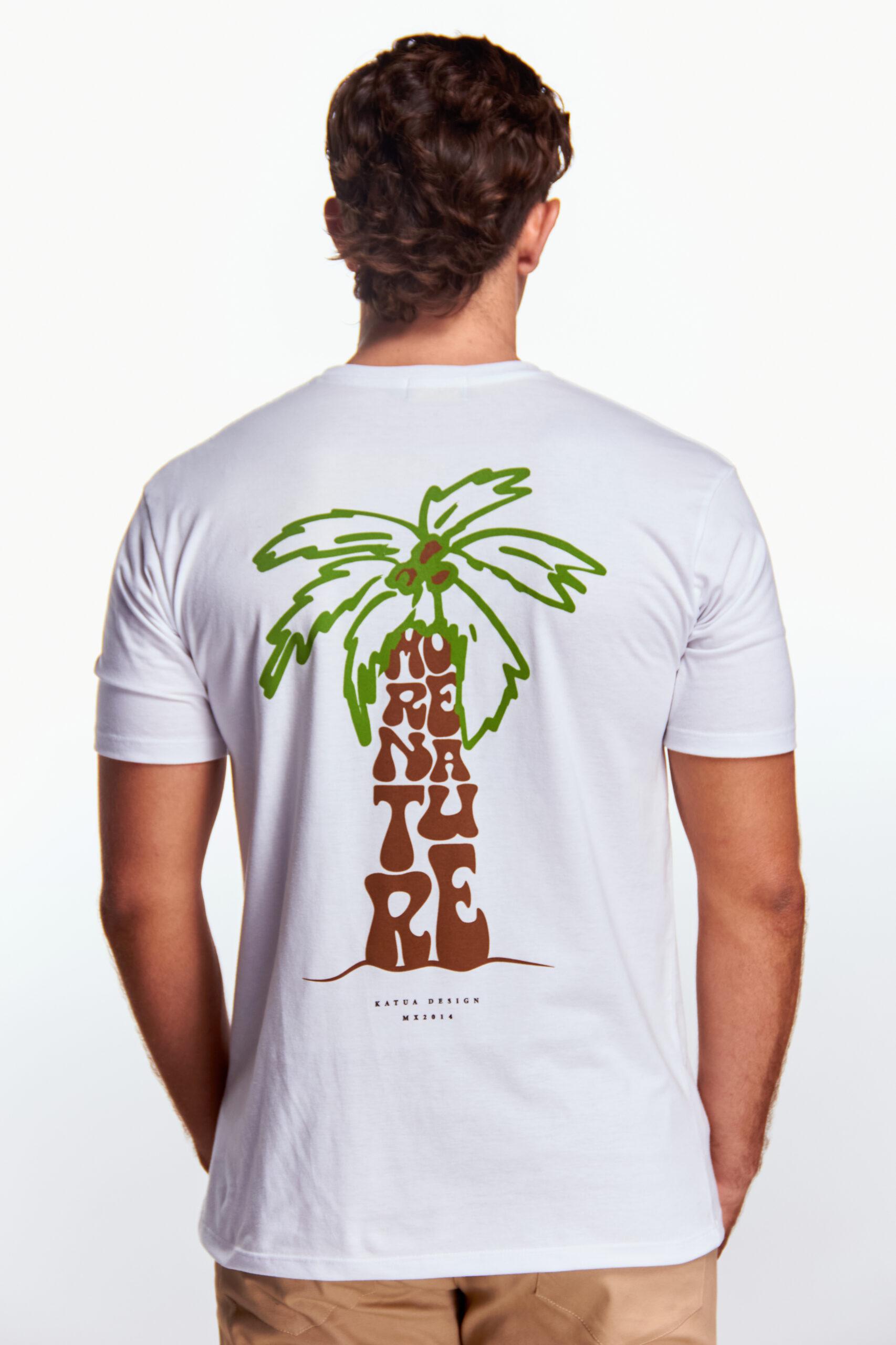 Playera Básica Cuello redondo Serigrafía palma