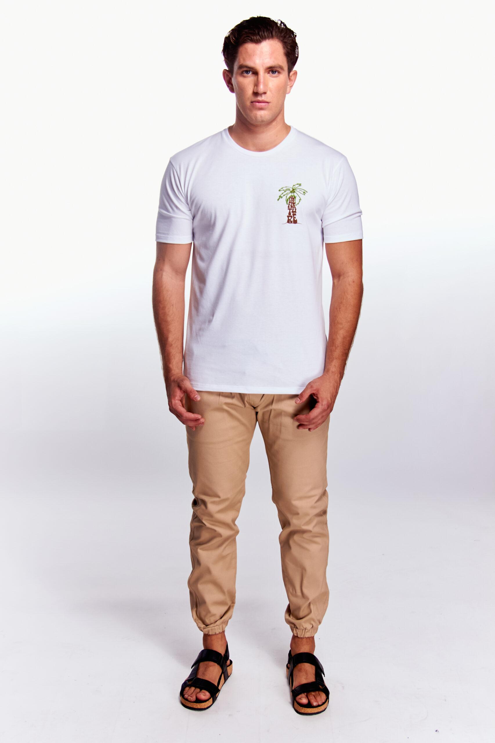 Playera Básica Cuello redondo Serigrafía palma