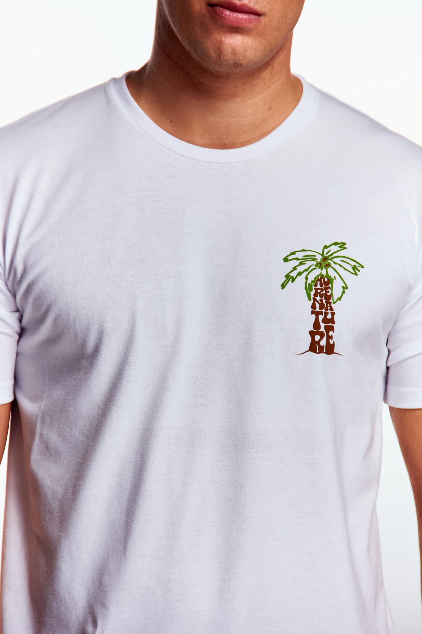 Playera Básica Cuello redondo Serigrafía palma