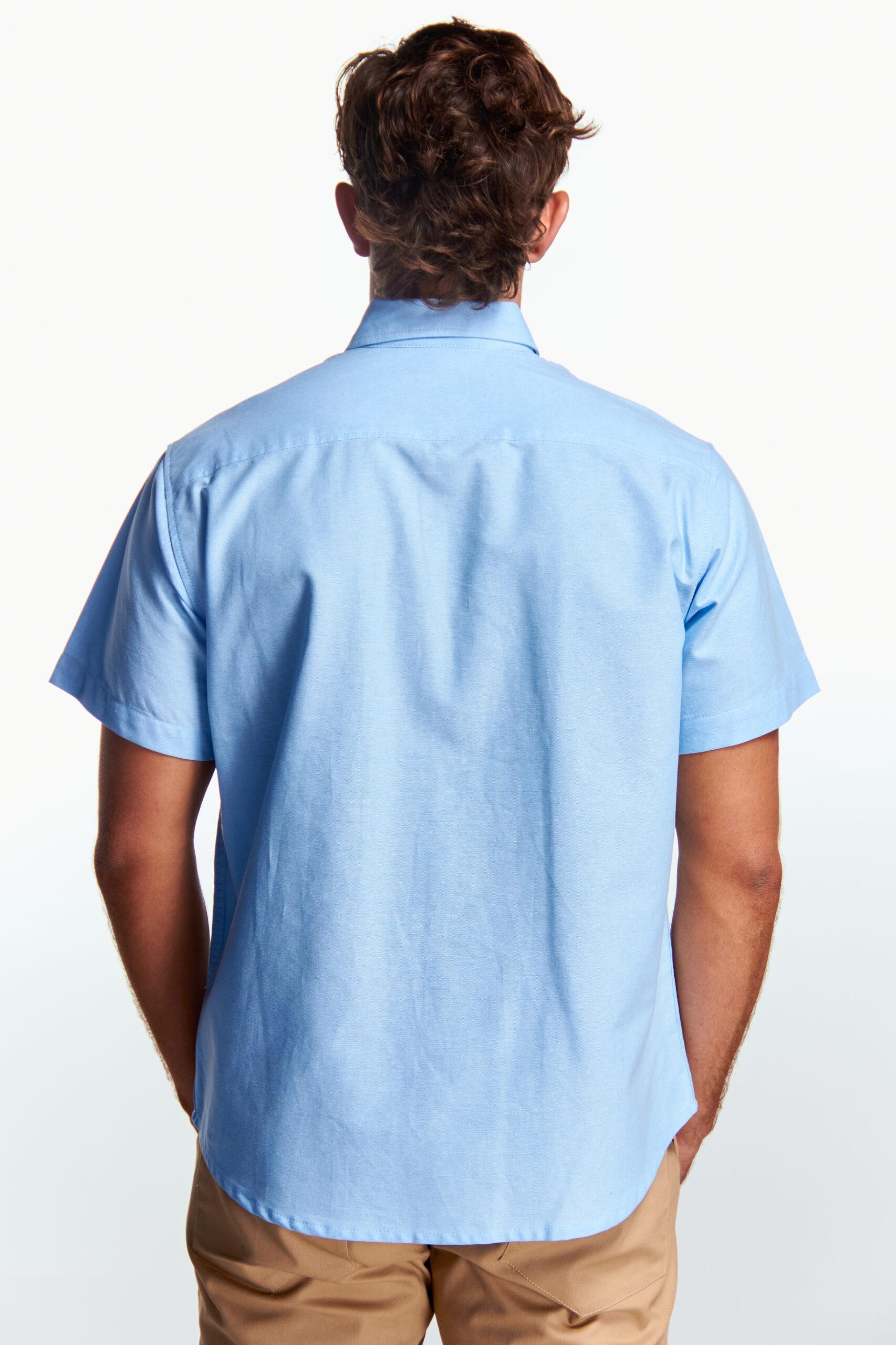 Camisa Básica Manga corta Azul cielo