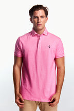 Playera Polo Fit Manga corta Rosa