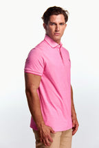 Playera Polo Fit Manga corta Rosa