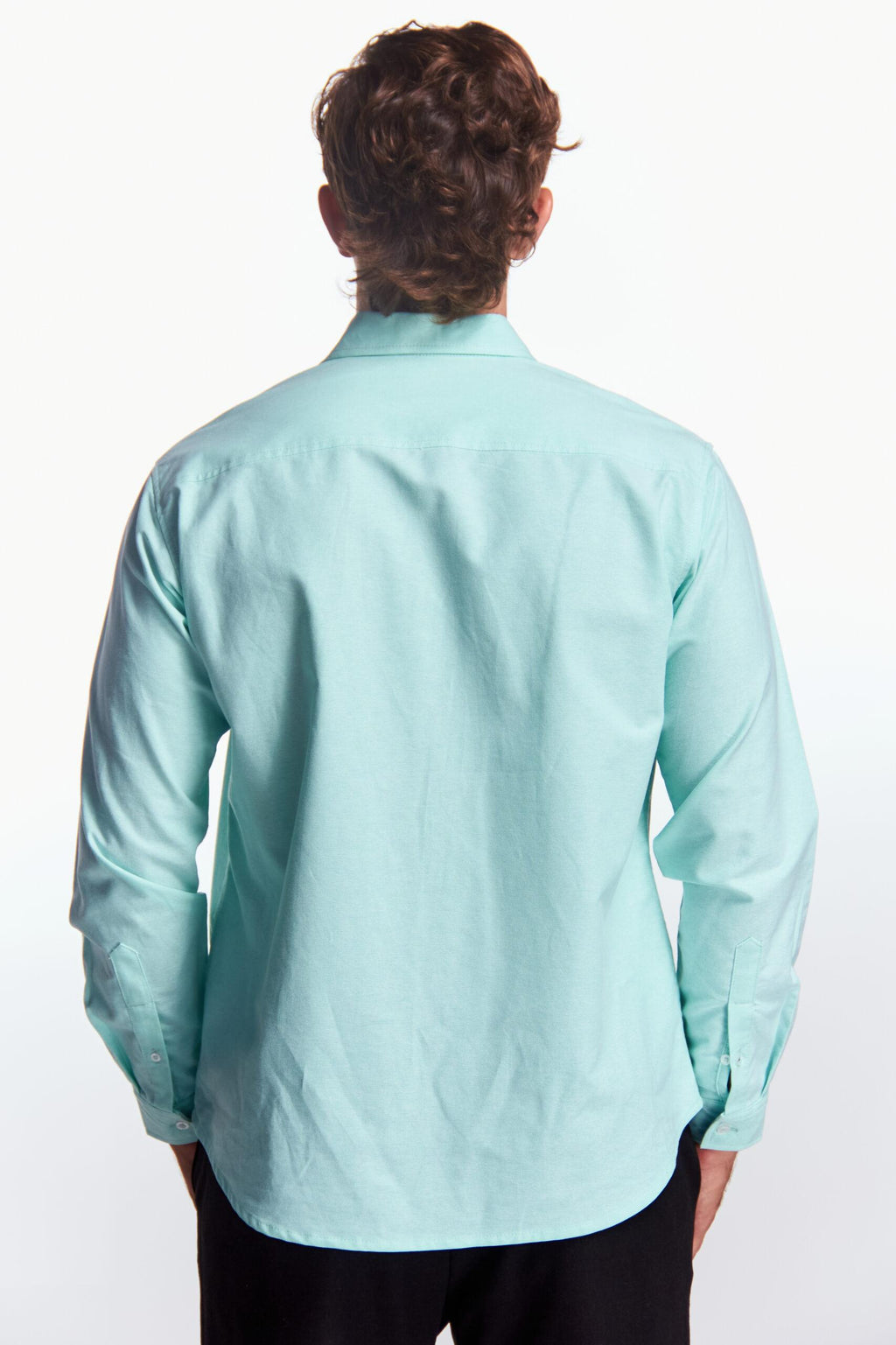 Camisa Manga Larga Básica Aqua