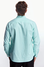 Camisa Manga Larga Básica Aqua