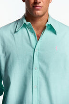 Camisa Manga Larga Básica Aqua